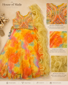 House of Maile Floral Ready-to-Wear Lehenga Set