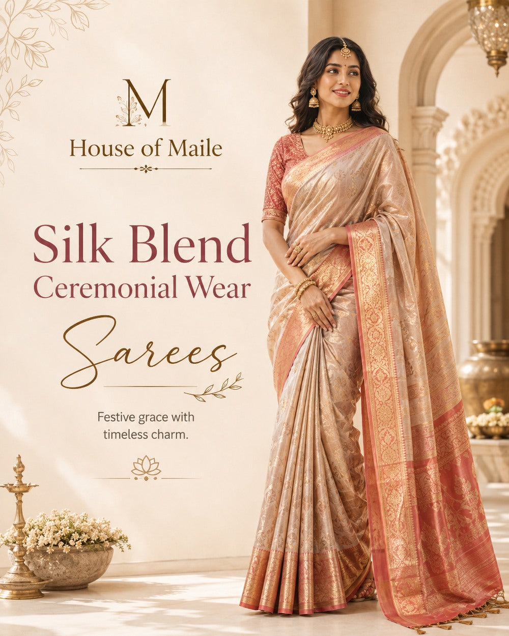 Silk Blend Ceremonial Wear collection poster